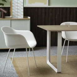 70/70 Eettafel Massief Eiken