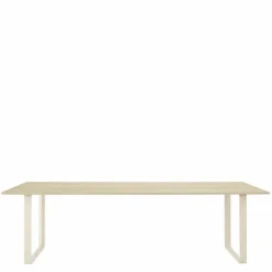 70/70 Eettafel Massief Eiken