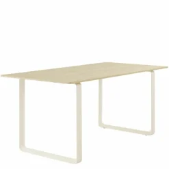 70/70 Eettafel Massief Eiken