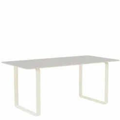 70/70 Grijs Linoleum Eettafel