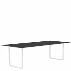 70/70 Zwart Linoleum Eettafel