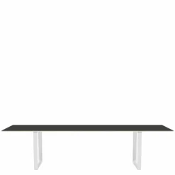 70/70 Zwart Linoleum Eettafel