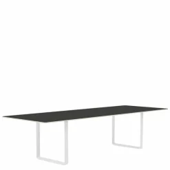 70/70 Zwart Linoleum Eettafel