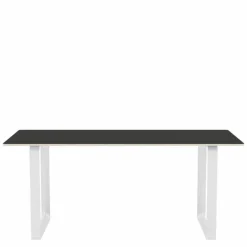 70/70 Zwart Linoleum Eettafel