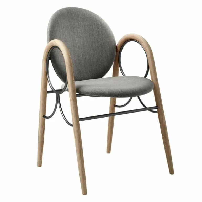 Arkade Stoel Wit Geolied Eiken