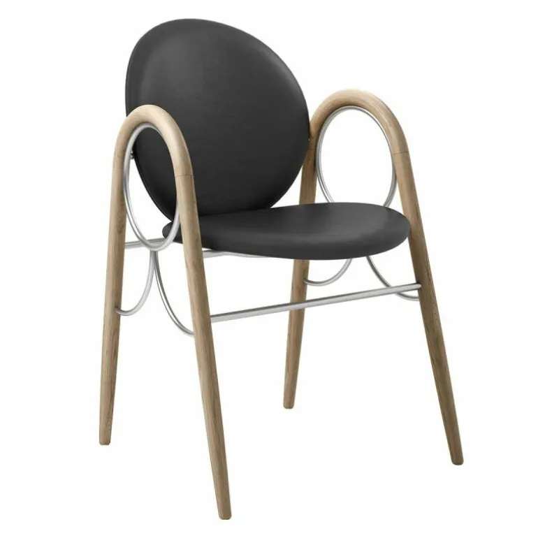 Arkade Stoel Wit Geolied Eiken