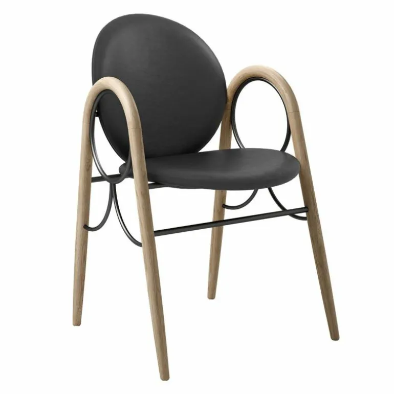 Arkade Stoel Wit Geolied Eiken