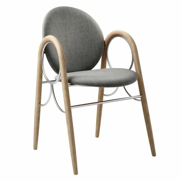 Arkade Stoel Wit Geolied Eiken