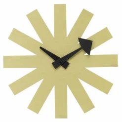 Asterisk Klok Messing