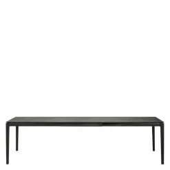 Bok Eettafel Uitschuifbaar Eiken Zwart