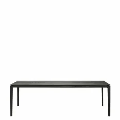 Bok Eettafel Uitschuifbaar Eiken Zwart
