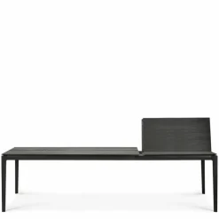 Bok Eettafel Uitschuifbaar Eiken Zwart