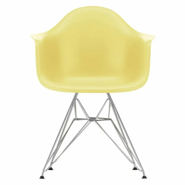 Eames Plastic Chair DAR Chroom Onderstel