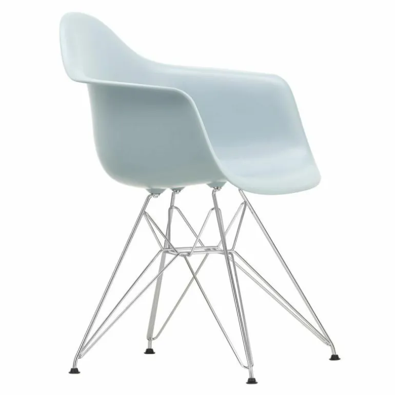 Eames Plastic Chair DAR Chroom Onderstel