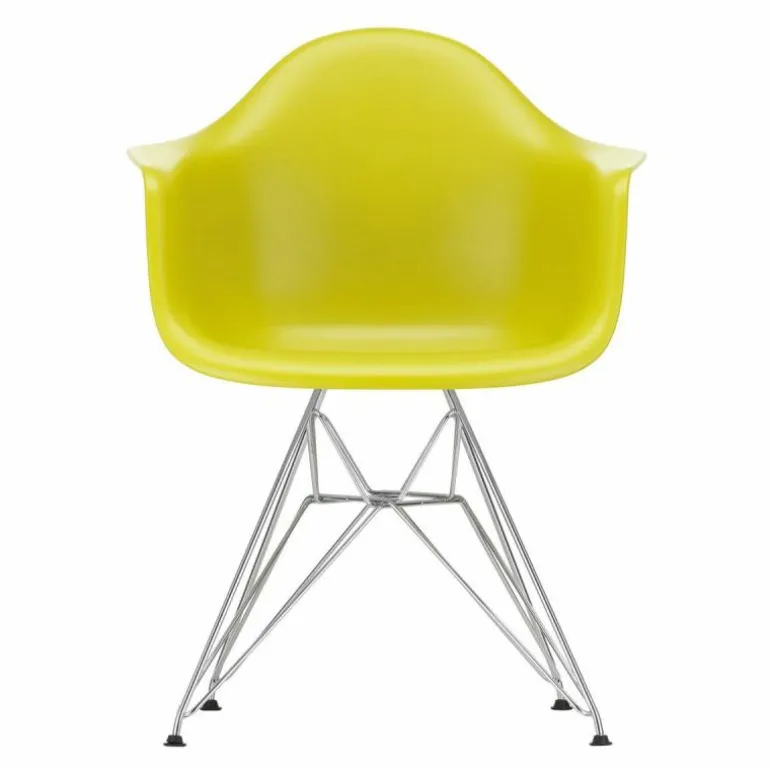 Eames Plastic Chair DAR Chroom Onderstel