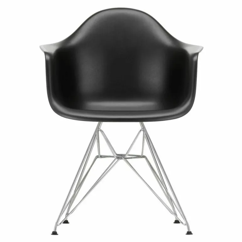Eames Plastic Chair DAR Chroom Onderstel