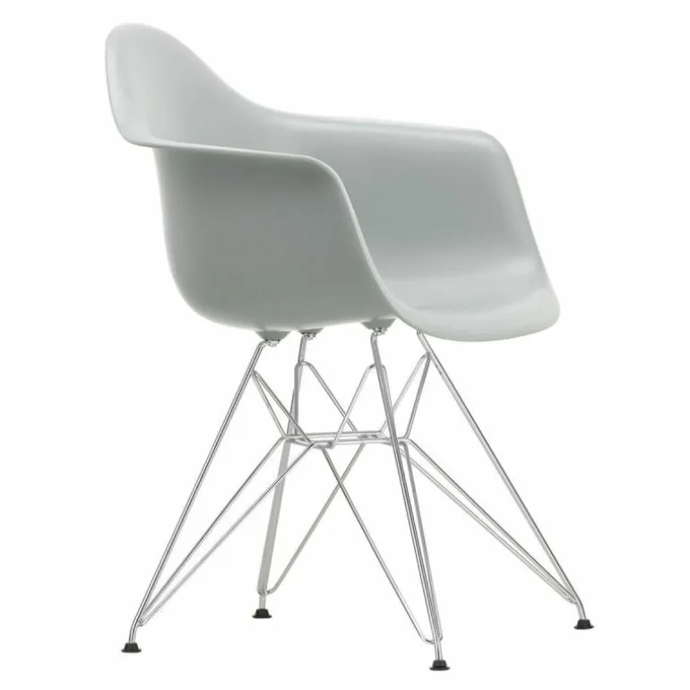Eames Plastic Chair DAR Chroom Onderstel