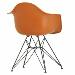 Eames Plastic Chair DAR Zwart Onderstel