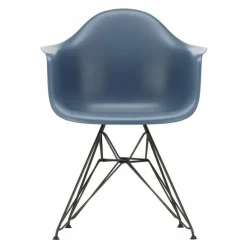 Eames Plastic Chair DAR Zwart Onderstel