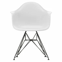 Eames Plastic Chair DAR Zwart Onderstel