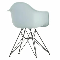 Eames Plastic Chair DAR Zwart Onderstel