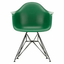 Eames Plastic Chair DAR Zwart Onderstel