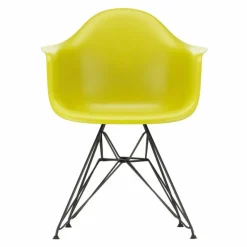Eames Plastic Chair DAR Zwart Onderstel