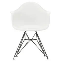 Eames Plastic Chair DAR Zwart Onderstel