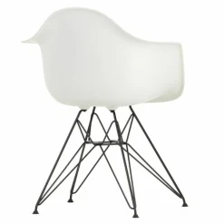 Eames Plastic Chair DAR Zwart Onderstel