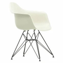Eames Plastic Chair DAR Zwart Onderstel