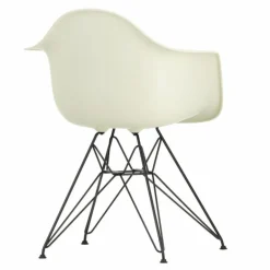 Eames Plastic Chair DAR Zwart Onderstel