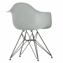Eames Plastic Chair DAR Zwart Onderstel