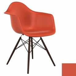Eames Plastic Chair DAW Esdoorn Donker
