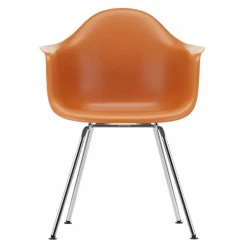 Eames Plastic Chair DAX Chroom Onderstel