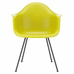 Eames Plastic Chair DAX Zwart Onderstel