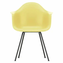 Eames Plastic Chair DAX Zwart Onderstel
