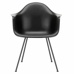 Eames Plastic Chair DAX Zwart Onderstel