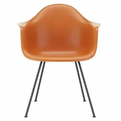 Eames Plastic Chair DAX Zwart Onderstel