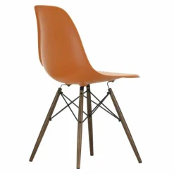 Eames Plastic Chair DSW Stoel Esdoorn Donker