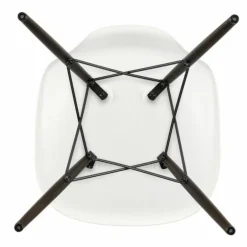 Eames Plastic Chair DSW Stoel Esdoorn Donker