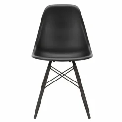 Eames Plastic Chair DSW Stoel Esdoorn Zwart