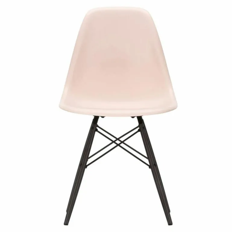 Eames Plastic Chair DSW Stoel Esdoorn Zwart