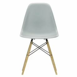 Eames Plastic Chair DSW Stoel Esdoorn Gelig