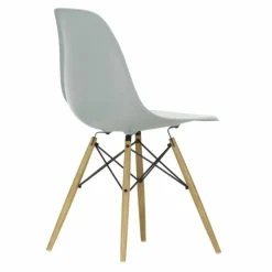 Eames Plastic Chair DSW Stoel Esdoorn Gelig