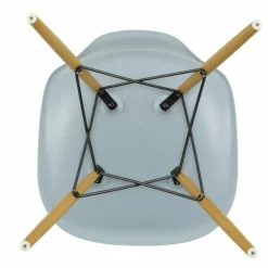 Eames Plastic Chair DSW Stoel Esdoorn Gelig