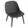 Fiber Fauteuil - Houten Onderstel