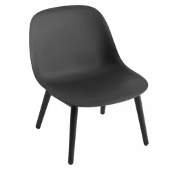 Fiber Fauteuil - Houten Onderstel