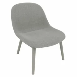 Fiber Fauteuil - Houten Onderstel