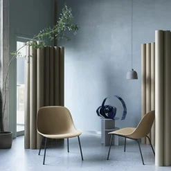 Fiber Fauteuil - Stalen Onderstel