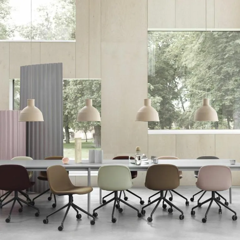 Fiber Side Chair Bureaustoel, Niet Verstelbaar